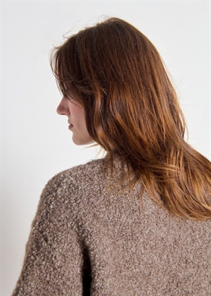 Zolly ss knit Mole Melange American Vintage 